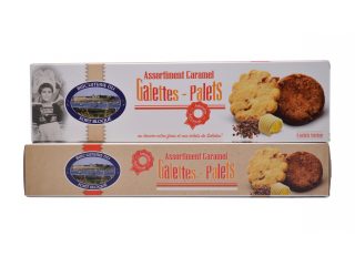 Assortiment galettes et palets éclats de caramel- étui cartonné 170G