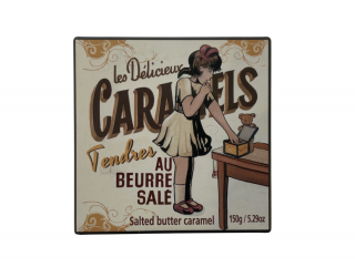 BOÎTE VINTAGE BONBONS CARAMEL AU BEURRE SALÉ