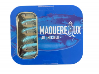 BOÎTE MÉTAL MAQUEREAUX AU CHOCOLAT