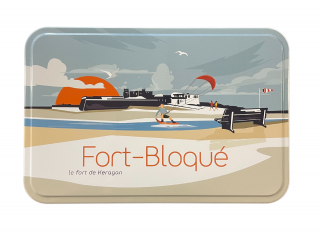 Boîte métal 350g palets nature "fort bloqué la loutre"