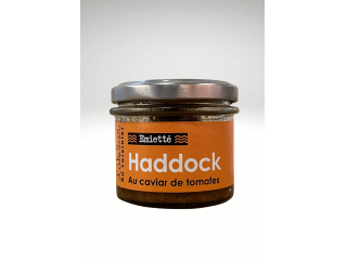 ATELIER DU CUISINIER EMIETTE HADDOCK AU CAVIAR DE TOMATES