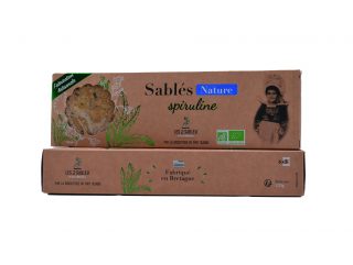 Sablés nature à la Spiruline