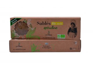 Sablés blé noir et Spiruline