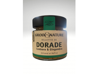 Rillettes de dorade Combava & Gingembre Groix&nature 