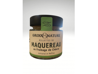 Rillettes de Maquereau au Fromage de chèvre Groix&nature