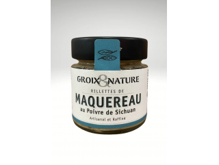 Rillettes de Maquereau au poivre de Sichuan Groix&nature