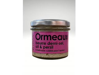 ATELIER DU CUISINIER ORMEAUX BEURRE DEMI-SEL AIL ET PERSIL 