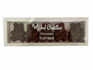 OURSON EN CHOCOLAT - GUIMAUVE