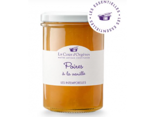 CONFITURE DE POIRE A LA VANILLE