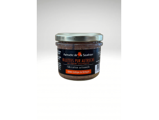 AUTRUCHE DE LA SAUDRAYE RILLETTES PUR AUTRUCHE A L'ORANGE CONFITE SAVEUR EXOTIQUE DE BRETAGNE 