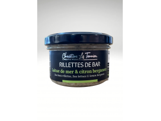 CHRISTINE LE TENNIER RILLETTES DE BAR LAITUE DE MER & CITRON BERGAMOTE 