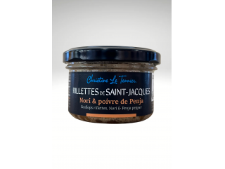 CHRISTINE LE TENNIER RILLETTES DE SAINT-JACQUES NORI & POIVRE DE PENJA 