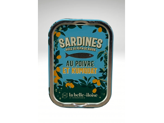 LA BELLE ILOISE SARDINES AU POIVRE ET KUMQUAT 