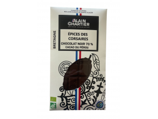 TABLETTE CHOCOLAT NOIR ÉPICES CELTIQUES