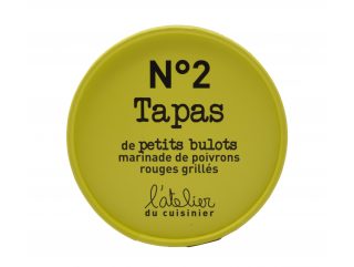 N°2  Tapas - Petits bulots marinade de poivrons rouges grillés -