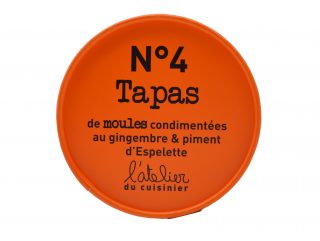 N° 4 Tapas - Moules condimentées au gingembre & piment d'Espelette