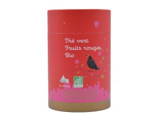 Thé vert fruits rouges Bio 