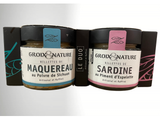 Coffret duo de rillettes Groix&nature