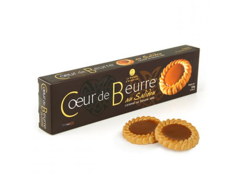 Sablé breton et son cœur crémeux au Salidou étui 136 gr