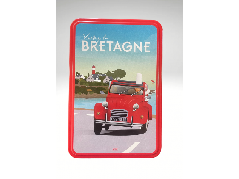 Boîte métal 350g palets nature 