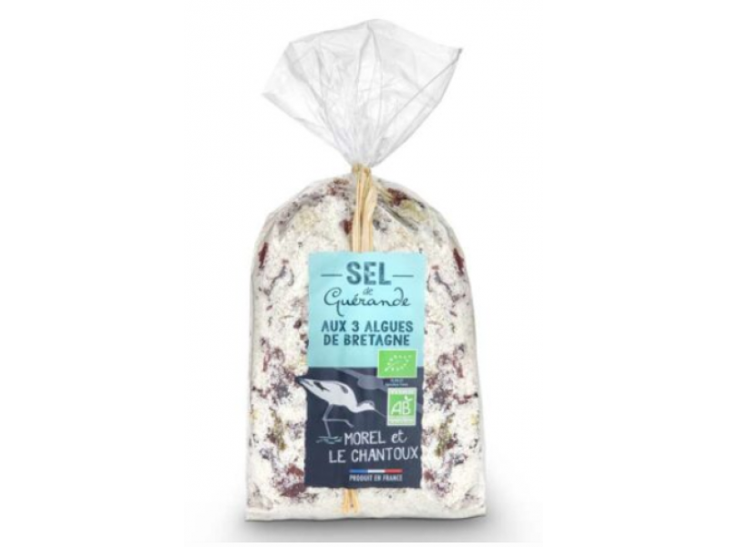 Sel de Guérande IGP aux trois algues de Bretagne – 250g – Sachet