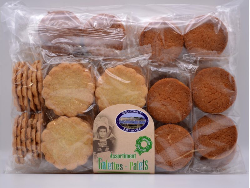 Assortiment de galettes et palets bretons nature - 600g
