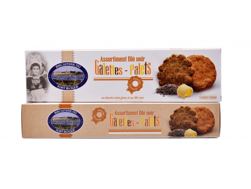 Assortiment de galettes et palets au blé noir - étui cartonné 170g