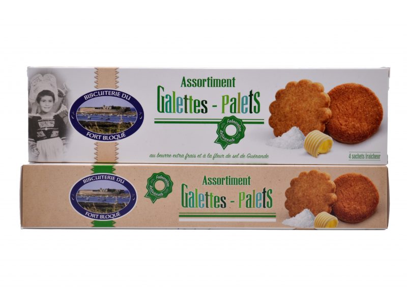 Assortiment de galettes et palets bretons - étui cartonné 170g