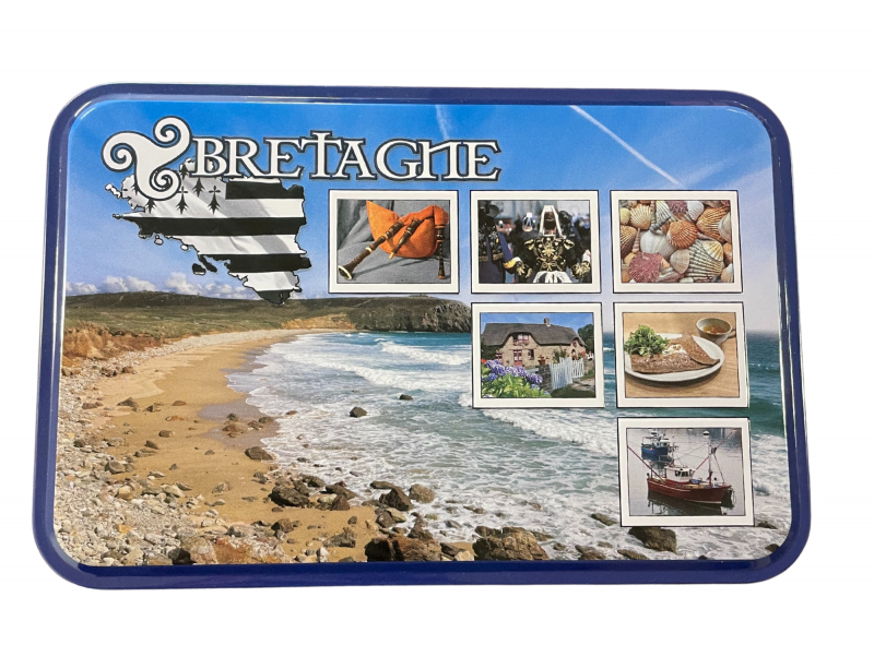 Boîte métal 350g palets nature 