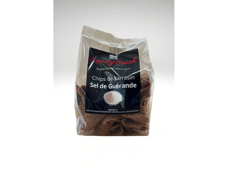 CHROUSTY'BREIZH CHIPS DE SARRASIN AU SEL DE GUERANDE 