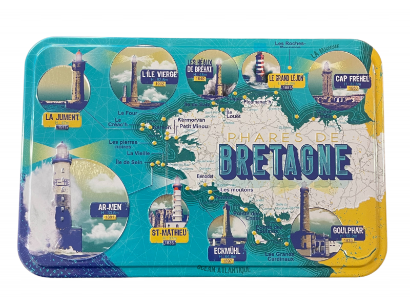 Boîte métal 350g palets nature 
