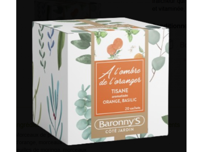 GAMME JARDIN TISANE A L'OMBRE DE L'ORANGER 