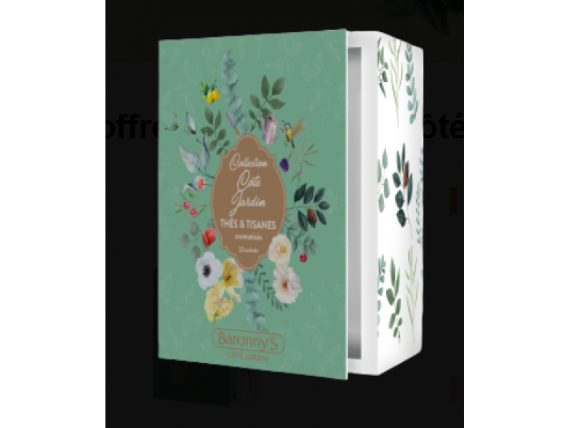 GAMME JARDIN COFFRET THÉS-TISANES 