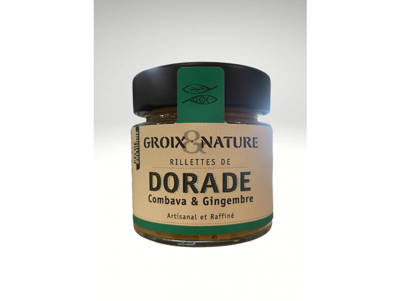 Rillettes de dorade Combava & Gingembre Groix&nature 