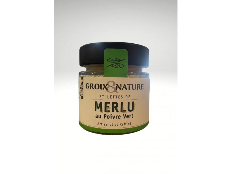 Rillettes de Merlu au Poivre Vert Groix&nature