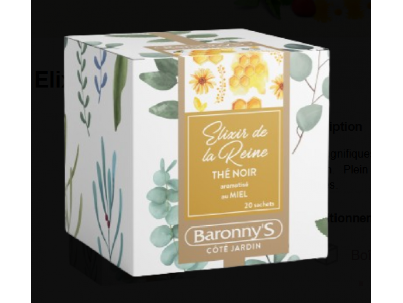 GAMME JARDIN THÉ ELIXIR DE LA REINE 