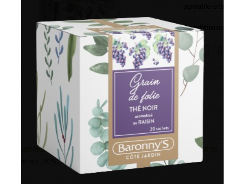 GAMME JARDIN THÉ GRAIN DE FOLIE