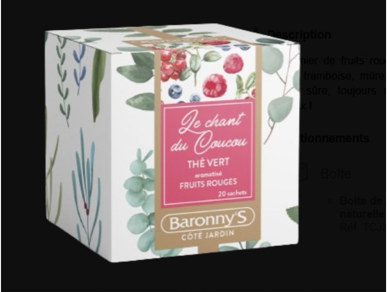 GAMME JARDIN THÉ LE CHANT DU COUCOU