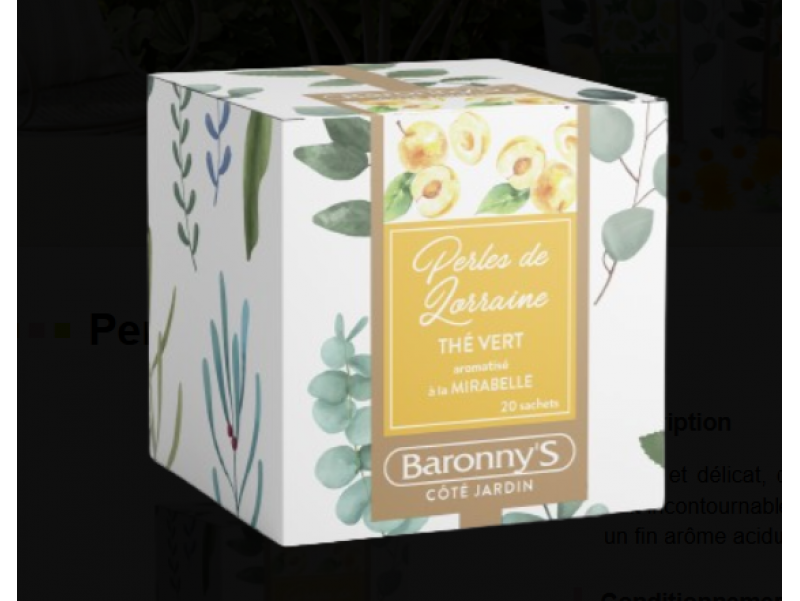GAMME JARDIN THÉ PERLES DE LORRAINE 