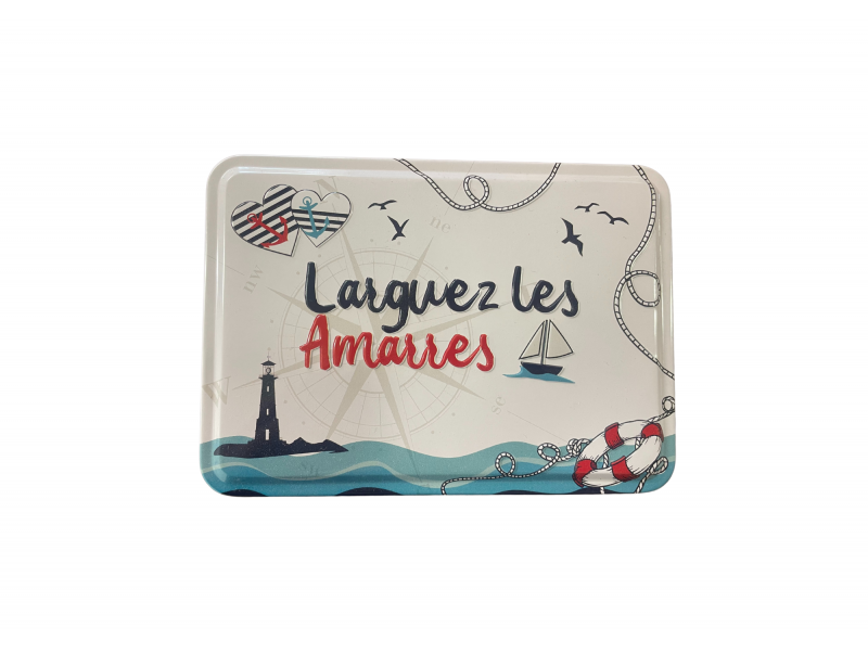 Boîte métal 180g assortiment galettes et palets nature 