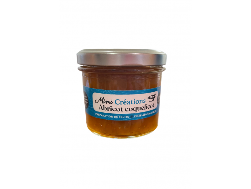 MIMI CONFITURE ABRICOT COQUELICOT 120G
