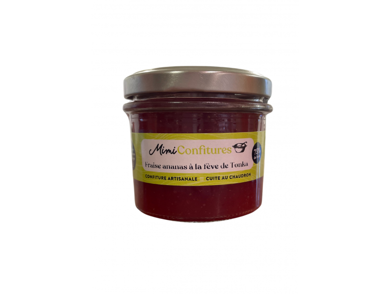 MIMI CONFITURE FRAISE ANANAS FÈVE DE TONKA 120G