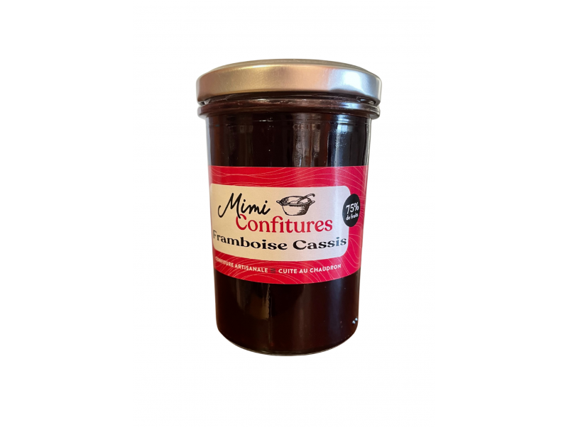 MIMI CONFITURE FRAMBOISE CASSIS 250G