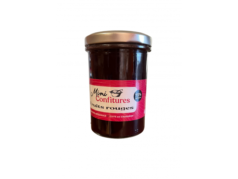 MIMI CONFITURE FRUITS ROUGES 250G
