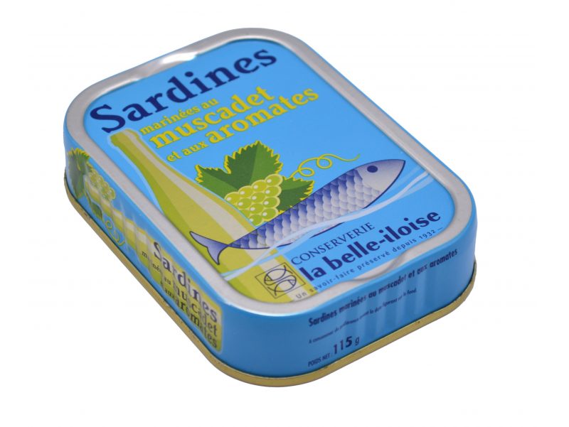 Sardines marinées au muscadet et aux aromates
