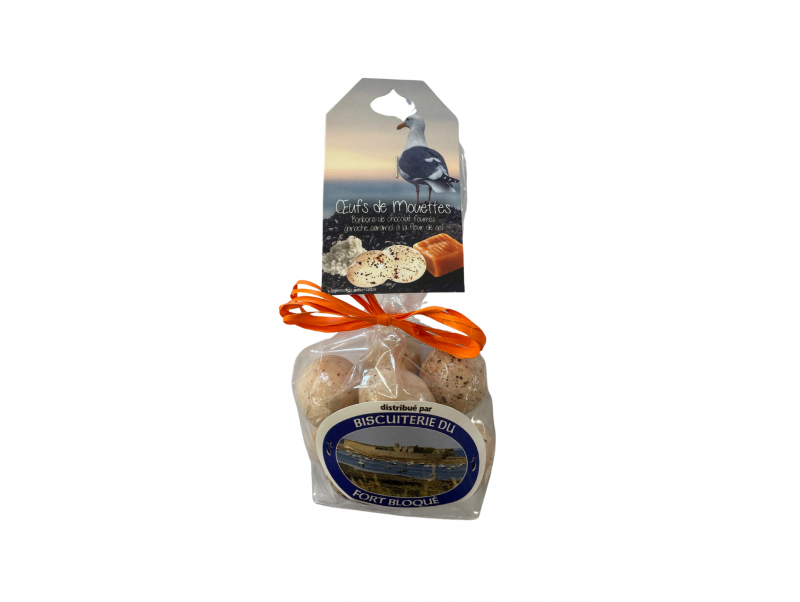 OEUFS DE MOUETTE CARAMEL A LA FLEUR DE SEL 100g