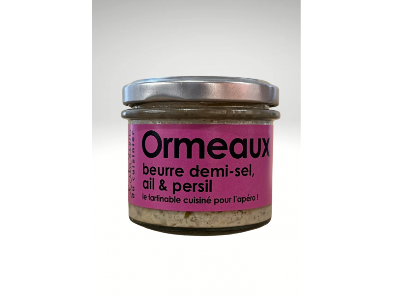 ATELIER DU CUISINIER ORMEAUX BEURRE DEMI-SEL AIL ET PERSIL 