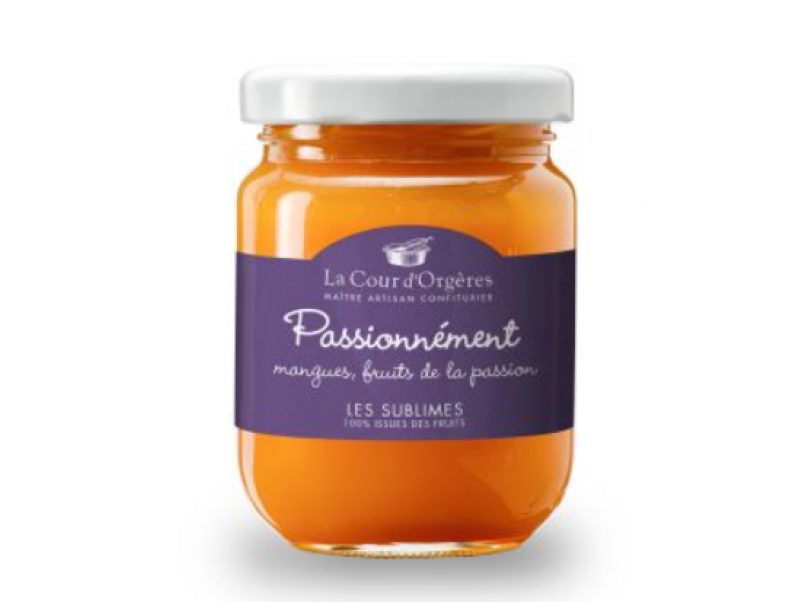 CONFITURE PASSIONNEMENT (MANGUES, FRUITS DE LA PASSION)