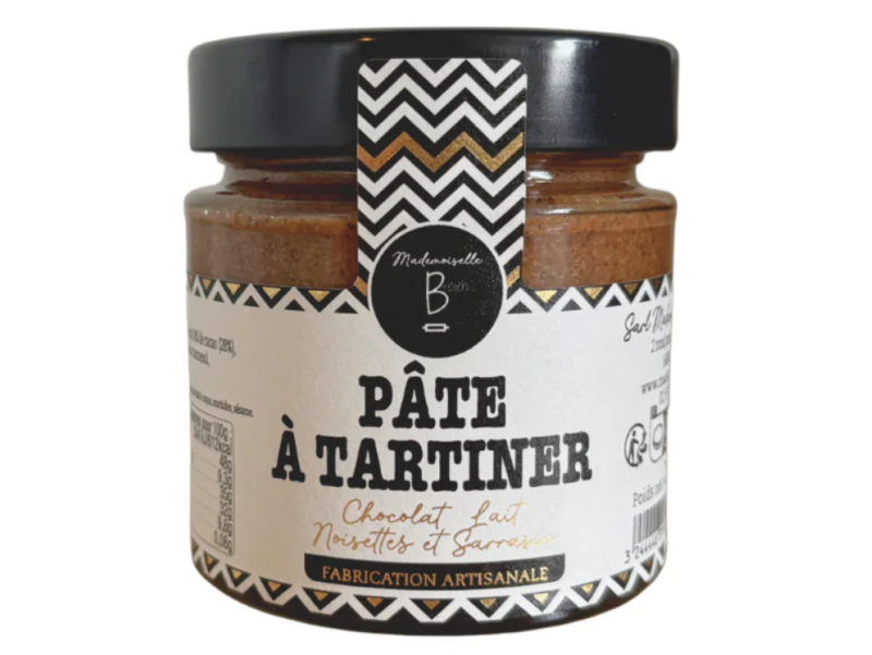 PÂTE A TARTINER CHOCOLAT LAIT NOISETTES ET SARRASIN