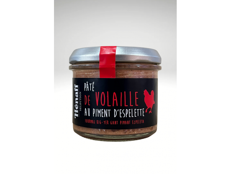 HENAFF PATE DE VOLAILLE AU PIMENT D'ESPELETTE 